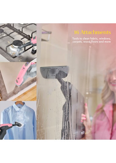 Swan Lynsey Queen of Clean 16-in-1 Steam Mop
