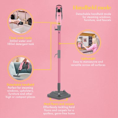 Swan Lynsey Queen of Clean 16-in-1 Steam Mop