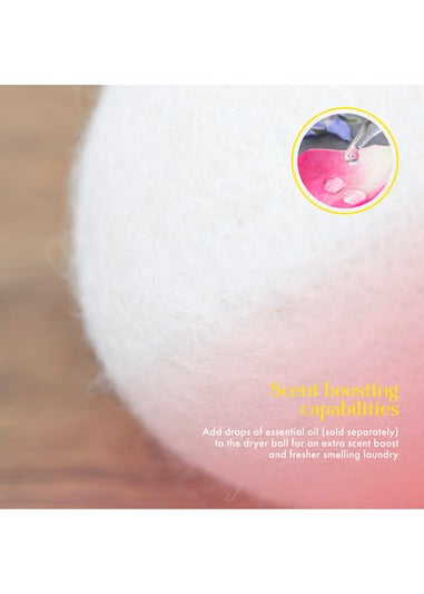 Swan Lynsey Queen of Clean Lambs Wool Dryer Balls