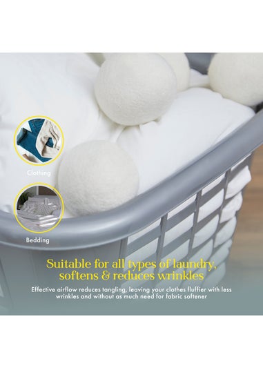 Swan Lynsey Queen of Clean Lambs Wool Dryer Balls