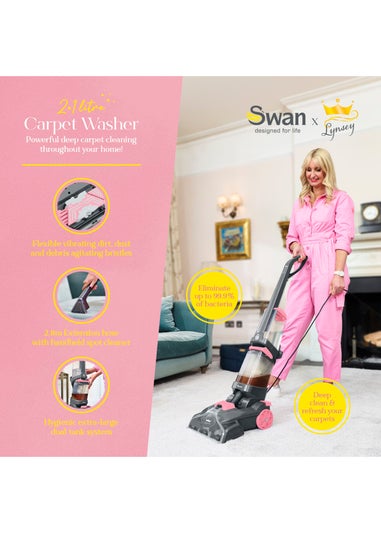 Swan Lynsey Queen of Clean Carpet Washer 2.1 Litre