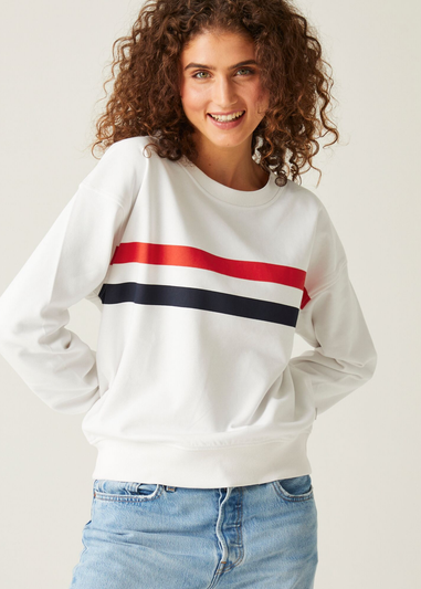 Regatta White Avika Graphic Print Sweatshirt