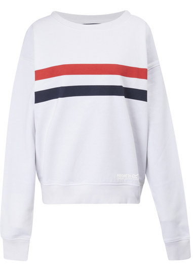 Regatta White Avika Graphic Print Sweatshirt