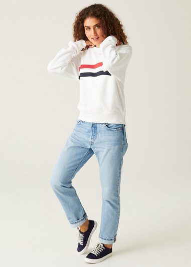 Regatta White Avika Graphic Print Sweatshirt