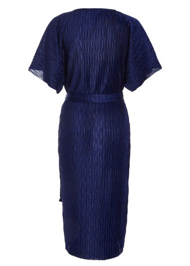 Quiz Navy Batwing Midi Dress