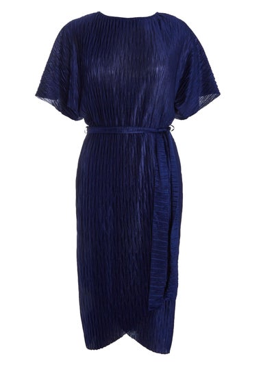 Quiz Navy Batwing Midi Dress