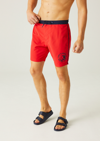 Regatta Red Bentham Swim Shorts