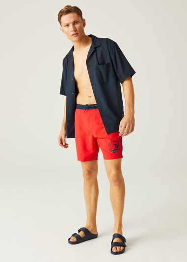 Regatta Red Bentham Swim Shorts