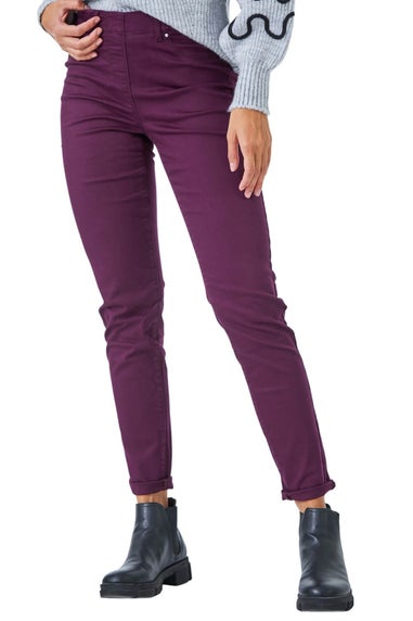 Roman Plum 31'' Denim Stretch Jegging