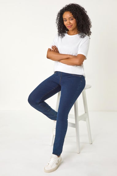 Roman Indigo Petite Denim Stretch Jegging