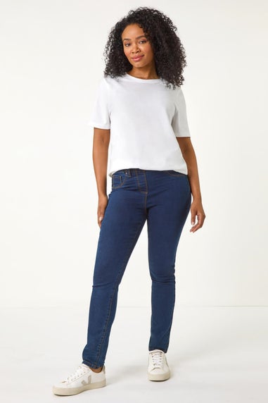 Roman Indigo Petite Denim Stretch Jegging