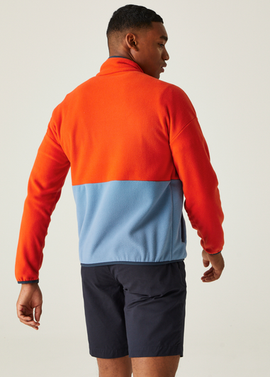 Regatta Orange Men's Callide Half Zip Fleece