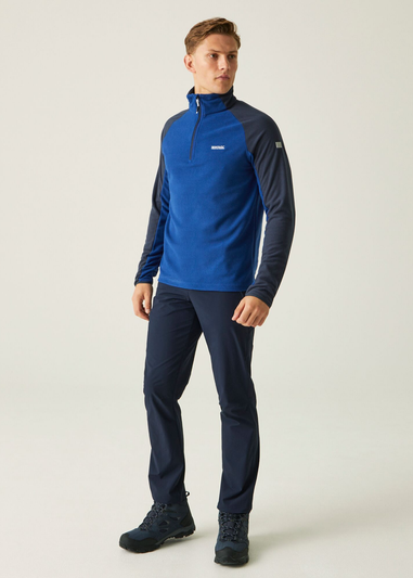 Regatta Dark Blue Elson II Half Zip Fleece