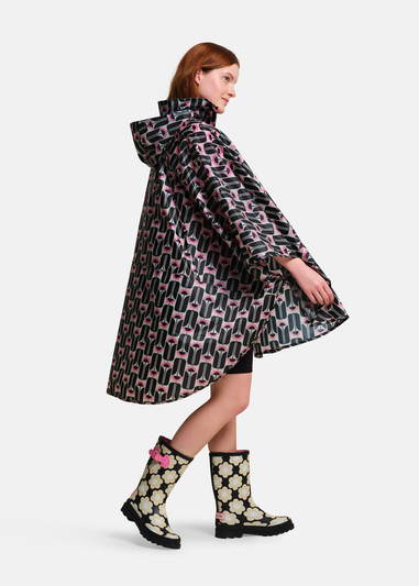 Regatta Black Orla Kiely Festival Poncho