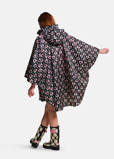 Regatta Black Orla Kiely Festival Poncho