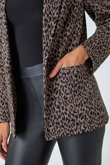 Roman Animal Print Stretch Jacket