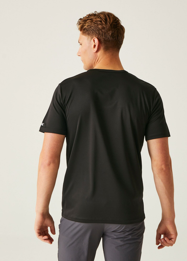 Regatta Black Fingal VIII Graphic Print T-Shirt