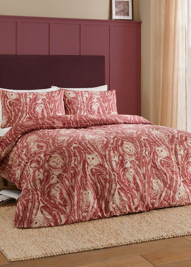 Wylder  Red Albus Heritage Duvet Cover Set