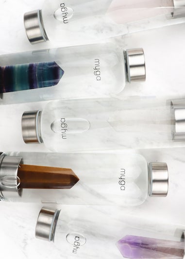 Myga Clear Quartz Crystal Water Bottle