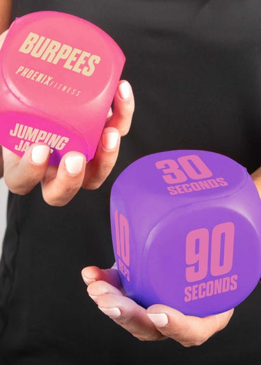 Phoenix Pink Fitness Exercise Dice