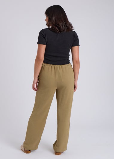 Urban Bliss Khaki Wide Leg Pant