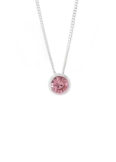 Say It With Sterling Silver June Birthstone Necklace