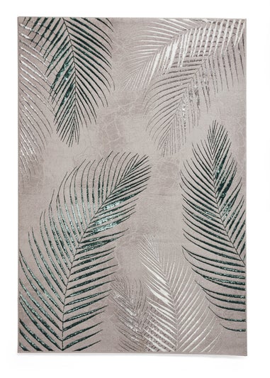 Think Rugs Creation Green Botanical Rug