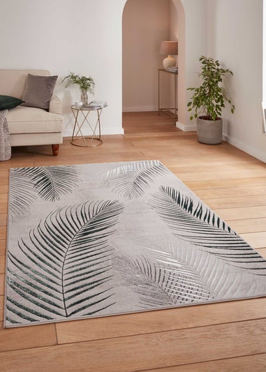 Think Rugs Creation Green Botanical Rug