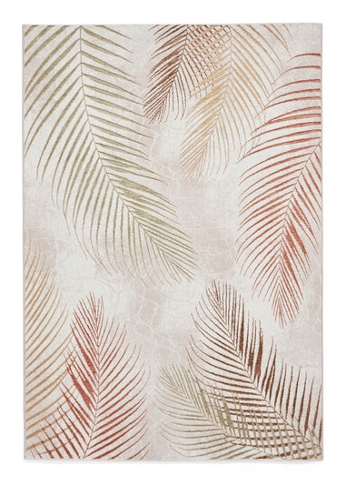 Think Rugs Creation Beige Botanical Rug