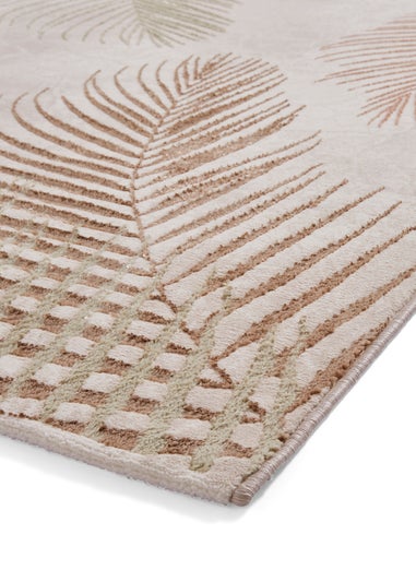 Think Rugs Creation Beige Botanical Rug