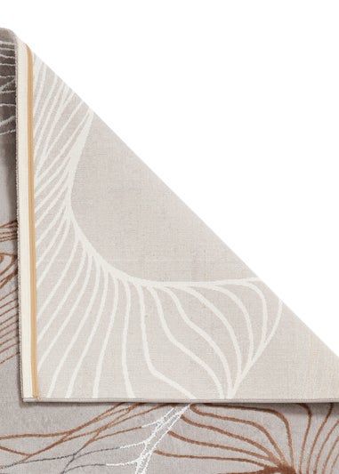 Think Rugs Creation Ivory Modern Abstract Rug