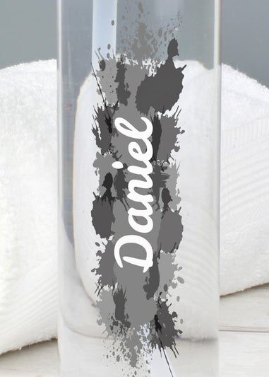 Personalised Memento Company Clear Splash Name Only Water Bottle