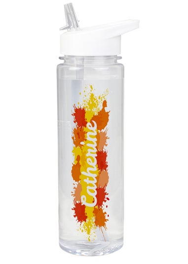 Personalised Memento Company Clear Splash Name Only Water Bottle