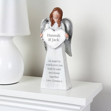 Personalised Memento Company White Angel Ornament