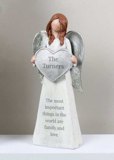 Personalised Memento Company White Angel Ornament