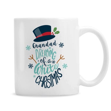 Personalised Memento Company White Christmas Mug