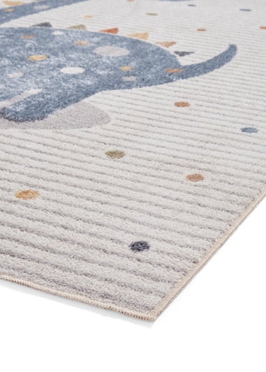 Think Rugs Vida Kids Dinosaur Washable Rug