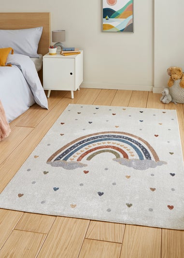 Think Rugs Vida Kids Rainbow Washable Rug