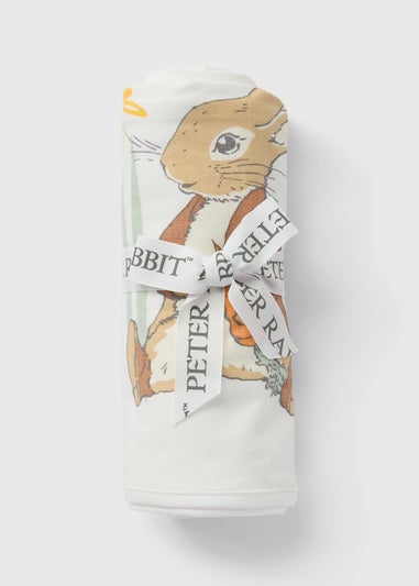 Peter Rabbit Baby Cream Milestone Blanket