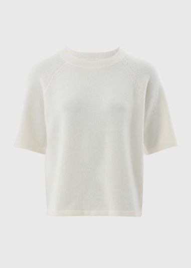 Ivory Short Sleeve Jumper