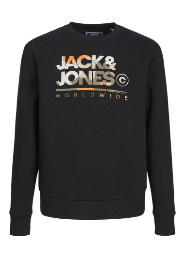 Jack & Jones Black Sweatshirt (8-16yrs)