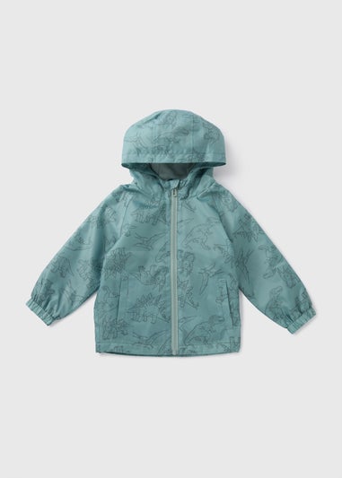 Boys Green Dino Raincoat (1-7yrs)