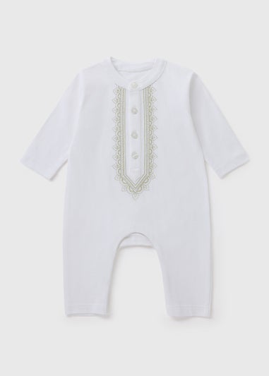 Baby White Eid Romper (Newborn-23mths)