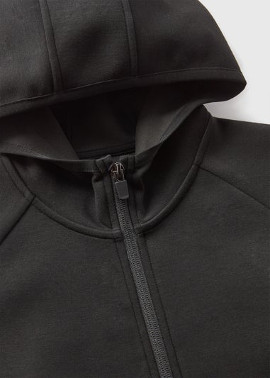 Boys Black Thermal Heatseal Hoodie (7-15yrs)