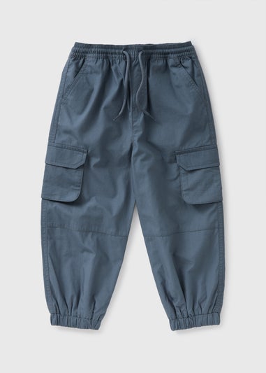 Boys Blue Poplin Cargos (1-7yrs)