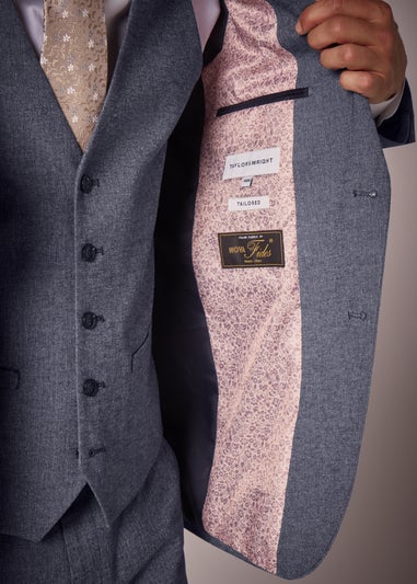 Taylor & Wright Carlo Italian Blue Denim Tailored Suit Jacket