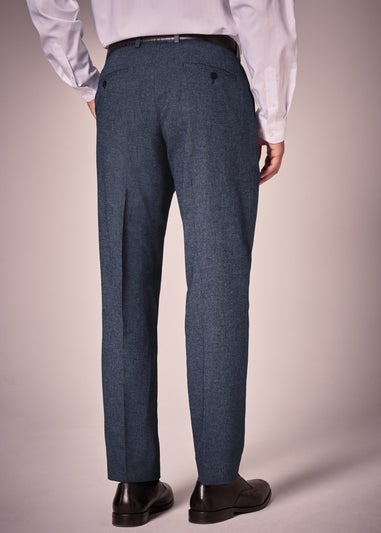 Taylor & Wright Carlo Italian Blue Denim Tailored Trousers