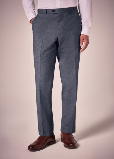 Taylor & Wright Carlo Italian Blue Denim Tailored Trousers