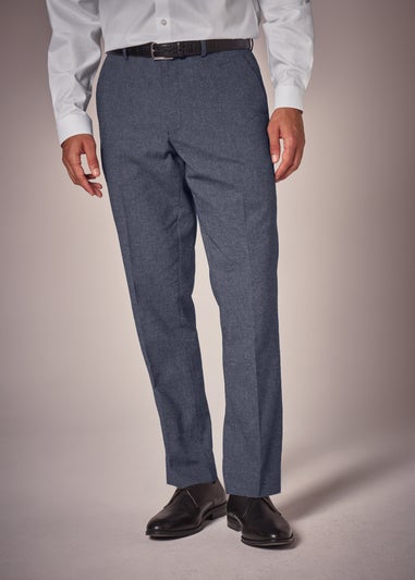 Taylor & Wright Carlo Italian Blue Denim Tailored Trousers