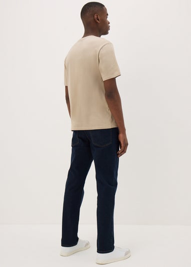 Indigo Straight Fit Jeans